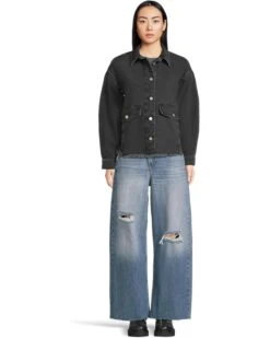 AllSaints Hettie Stud Shacket | Coats & Outerwear -Shoe Vogue Shop 71LIna8J27L. AC SR736920