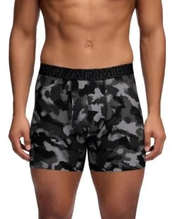 Under Armour Performance Tech Print 6" Boxer Briefs | Underwear