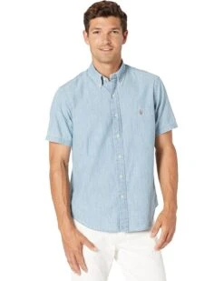 Polo Ralph Lauren Classic Fit Chambray Shirt | Shirts & Tops -Shoe Vogue Shop 71MNJdZimUS. AC SR736920