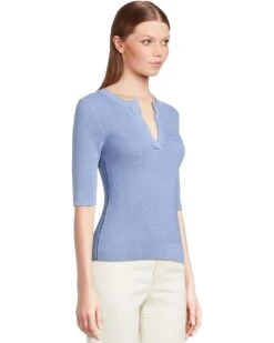 Lilla P Elbow Sleeve Split Neck Sweater | Sweaters 9 Lilla P Elbow Sleeve Split Neck Sweater | Sweaters -Shoe Vogue Shop 71MYzmvgPNL. AC SR736920