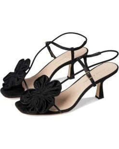 Loeffler Randall Frank Flower Applique Heeled Sandals | Heels