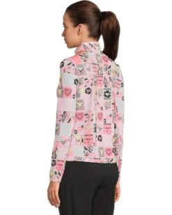 Jamie Sadock Sunsense Hearts Print Long Sleeve 1/4 Zip Sun Protection Top | Shirts & Tops -Shoe Vogue Shop 71N5FrHMouL. AC SR736920