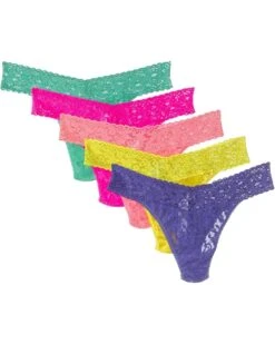 Hanky Panky Signature Lace Original Rise Thong 5 Pack | Underwear & Intimates -Shoe Vogue Shop 71NC2vayAJL. AC SR736920