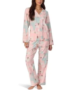 Bedhead PJs Long Sleeve Cotton Knit Classic Pajama Set | Sleepwear