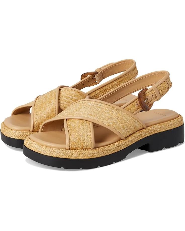 Vince Helena Raffia Slingback Sandals | Heels 3 Vince Helena Raffia Slingback Sandals | Heels
