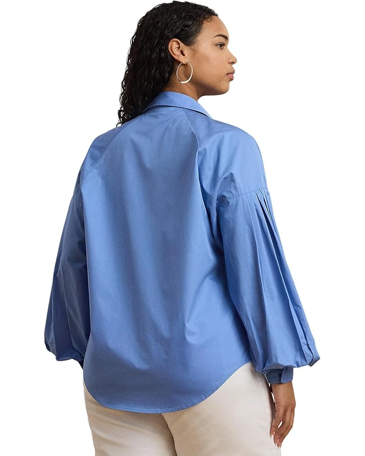 Lauren Ralph Lauren Plus Size Jaithey Long Sleeve Button Front Shirt | Shirts & Tops 4 Lauren Ralph Lauren Plus Size Jaithey Long Sleeve Button Front Shirt | Shirts & Tops - Image 2