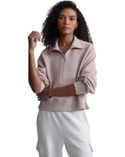 Varley Milano Half Zip Sweat | Hoodies & Sweatshirts -Shoe Vogue Shop 71O38YEpbmL. AC SR736920