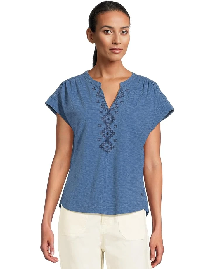 Tommy Bahama Dani Jersey Cross Stitch Tee | Shirts & Tops 3 Tommy Bahama Dani Jersey Cross Stitch Tee | Shirts & Tops
