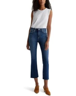 AG Jeans Farrah Mid Rise Crop Boot Jeans in 11 Years Memory -Shoe Vogue Shop 71P1R3hy8tL. AC SR736920