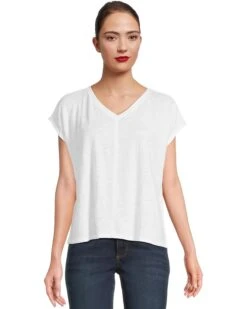 Eileen Fisher V-Neck Square Tee | Shirts & Tops -Shoe Vogue Shop 71QqcPXBkhL. AC SR736920