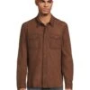John Varvatos Izzy Leather Shirt Jacket L1416z3 | Coats & Outerwear -Shoe Vogue Shop 71R8rWyXIL. AC SR736920
