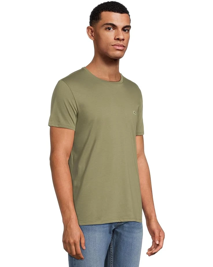 Lacoste Monochrome Cotton Pima Jersey Crew Neck T-shirt | Shirts & Tops 4 Lacoste Monochrome Cotton Pima Jersey Crew Neck T-shirt | Shirts & Tops - Image 2
