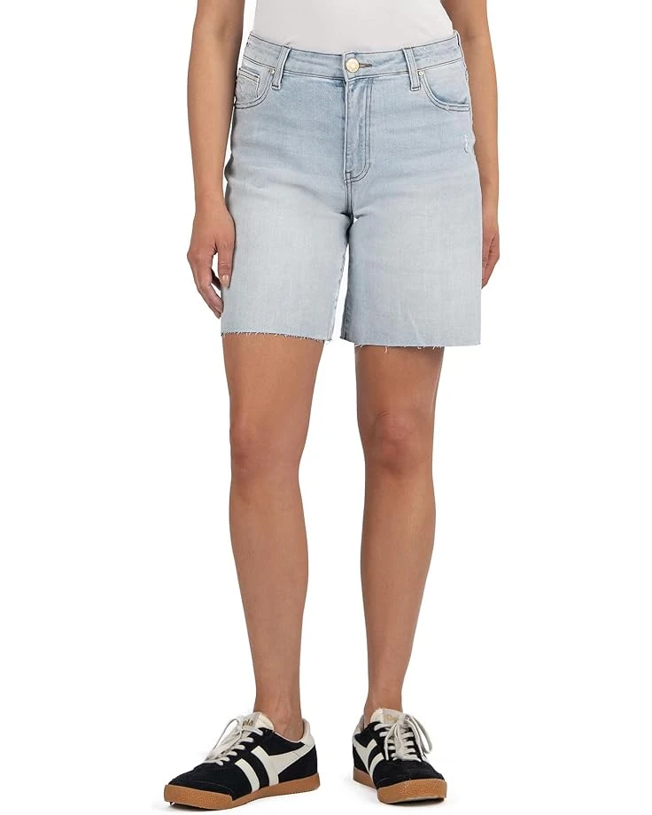 KUT from the Kloth Hailey High-Rise Bermuda-Basic Raw Hem | Shorts 3 KUT from the Kloth Hailey High-Rise Bermuda-Basic Raw Hem | Shorts
