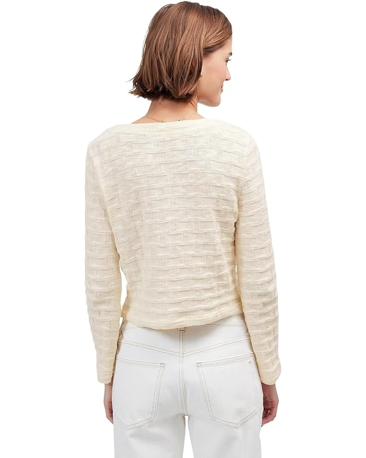 Madewell Long Sleeve Basketweave Sweater Hole | Shirts & Tops 4 Madewell Long Sleeve Basketweave Sweater Hole | Shirts & Tops - Image 2
