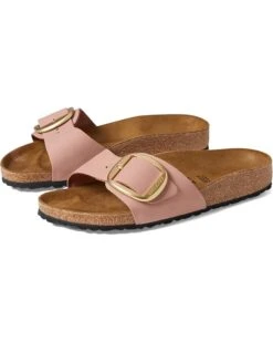 Birkenstock Madrid Big Buckle - Nubuck Leather | Sandals -Shoe Vogue Shop 71SzoUrydzL. AC SR736920