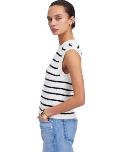 Madewell Stripe Seneca Cotton Boucle Tank | Sweaters -Shoe Vogue Shop 71T2dmp36HL. AC SR736920
