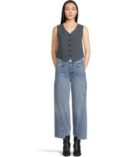 AllSaints Aleida Tri Waistcoat | Coats & Outerwear -Shoe Vogue Shop 71TY4rMJktL. AC SR736920