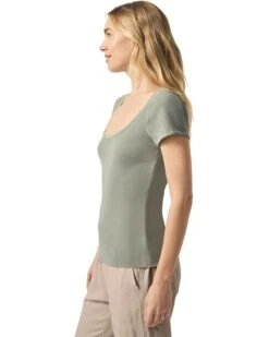 Splendid Posie Scoop Neck Short Sleeve Tee | Shirts & Tops -Shoe Vogue Shop 71UQzJbtGvL. AC SR736920