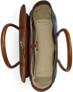 Lauren Ralph Lauren Washed Denim Large Tanner Satchel | Handbags 8 Lauren Ralph Lauren Washed Denim Large Tanner Satchel | Handbags -Shoe Vogue Shop 71VyZ72hobL. AC SR736920