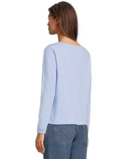 Lilla P Drop Shoulder Seamed Boatneck | Shirts & Tops -Shoe Vogue Shop 71W2k4oe1L. AC SR736920