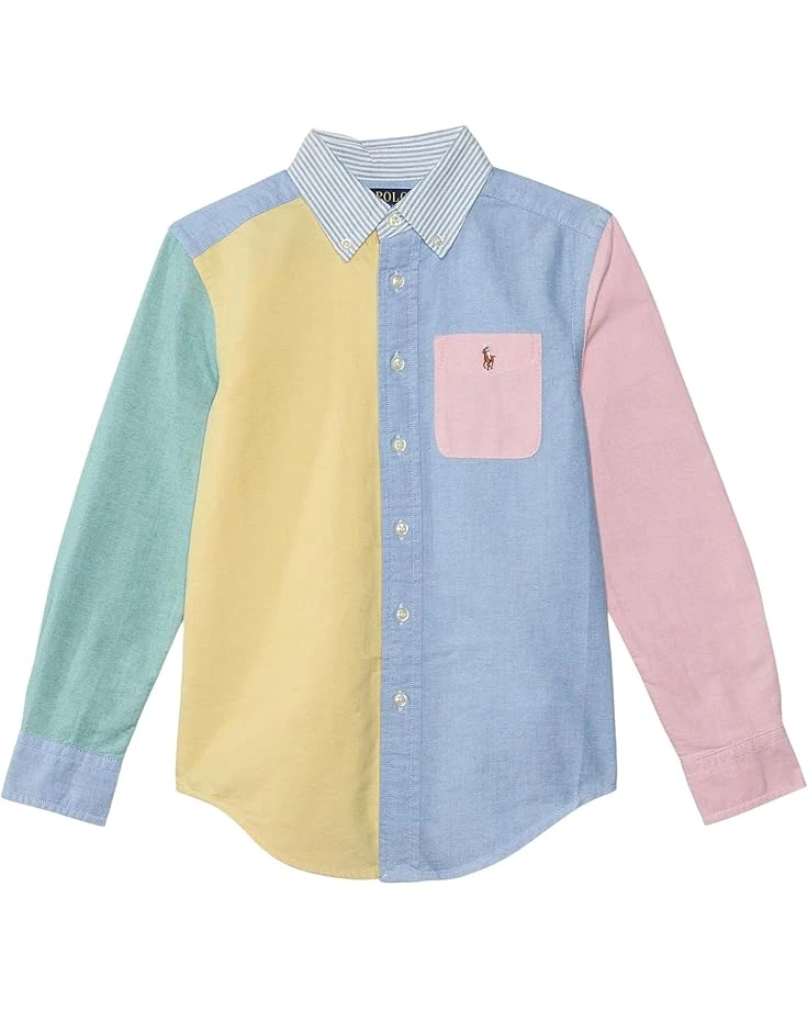 Polo Ralph Lauren Kids Cotton Oxford Fun Shirt (Toddler/Little Kid) | Shirts & Tops 3 Polo Ralph Lauren Kids Cotton Oxford Fun Shirt (Toddler/Little Kid) | Shirts & Tops