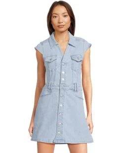 Paige Jaxsyn Denim Dress Jolene Pocket in Talya | Dresses