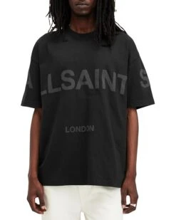 AllSaints Biggy Short Sleeve Crew | Shirts & Tops -Shoe Vogue Shop 71XMh67yZhL. AC SR736920