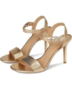 Lauren Ralph Lauren Gwen Metallic Nappa Leather Sandals | Heels