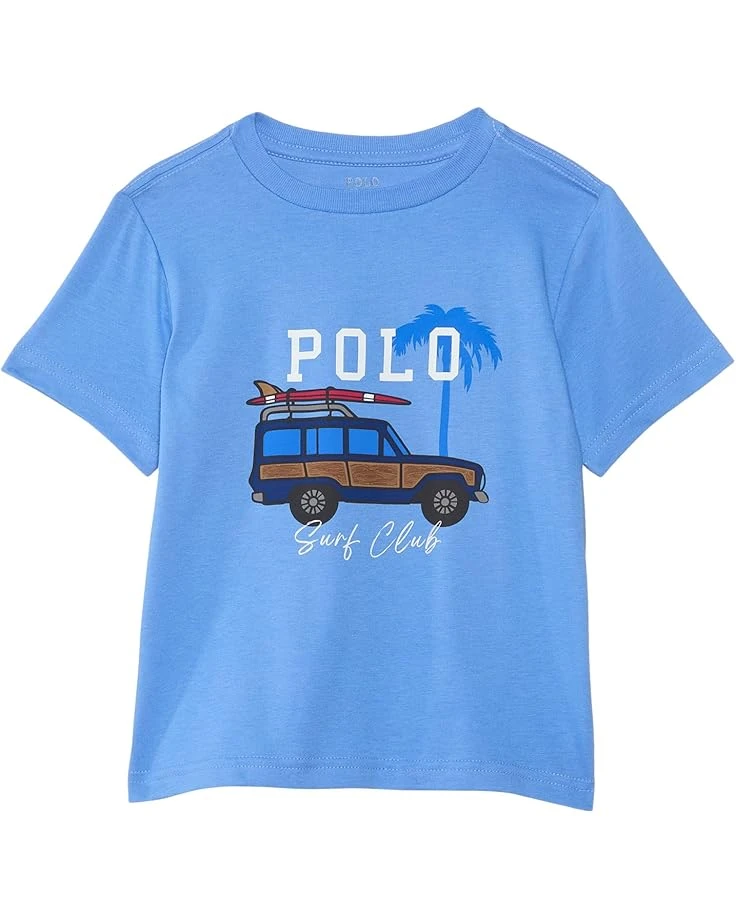 Polo Ralph Lauren Kids Car-Print Cotton Jersey Tee (Toddler/Little Kid) | Shirts & Tops 3 Polo Ralph Lauren Kids Car-Print Cotton Jersey Tee (Toddler/Little Kid) | Shirts & Tops