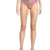 BECCA Polynesia Lily Textured Rolled High Waist Bottom | Swimwear -Shoe Vogue Shop 71YthAdATYL. AC SR736920