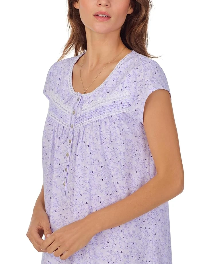 Eileen West Cap Sleeve Knit Short Gown | Sleepwear 5 Eileen West Cap Sleeve Knit Short Gown | Sleepwear - Image 3