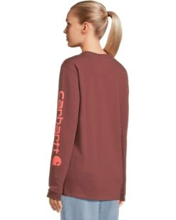 Carhartt Loose Fit Heavyweight Long-Sleeve Logo Sleeve Graphic T-Shirt | Hoodies & Sweatshirts -Shoe Vogue Shop 71ZdgXJtBL. AC SR736920