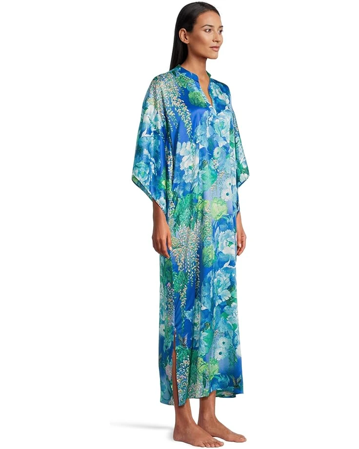 N by Natori Wisteria Garden Butterfly Caftan | Sleepwear 4 N by Natori Wisteria Garden Butterfly Caftan | Sleepwear - Image 2
