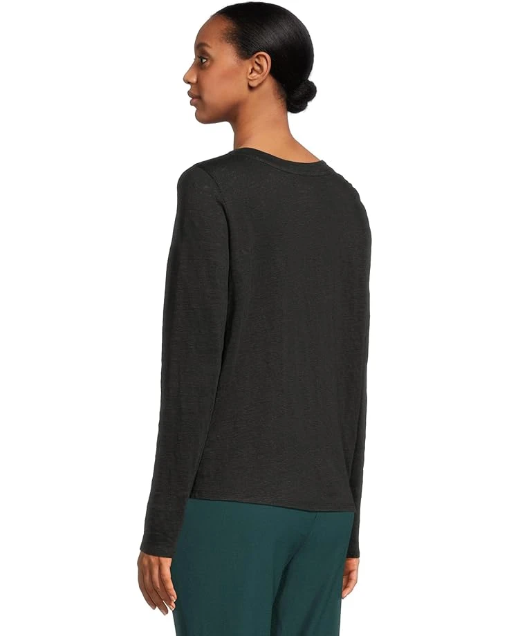 Eileen Fisher Crew Neck Long Sleeve Tee | Shirts & Tops 5 Eileen Fisher Crew Neck Long Sleeve Tee | Shirts & Tops - Image 3
