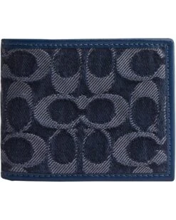 COACH Slim Billfold Wallet In Signature Denim | Wallets