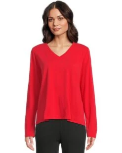 Eileen Fisher V-Neck Long Sleeve Tee | Shirts & Tops