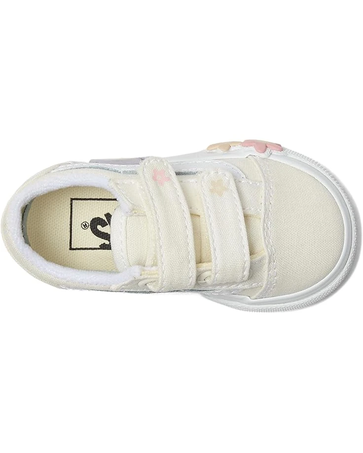 Vans Kids Old Skool V Flower (Toddler) | Sneakers & Athletic Shoes 4 Vans Kids Old Skool V Flower (Toddler) | Sneakers & Athletic Shoes - Image 2