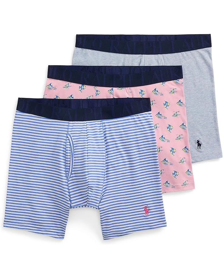 Polo Ralph Lauren Classic Fit Stretch Boxer Brief 3-Pack | Underwear 3 Polo Ralph Lauren Classic Fit Stretch Boxer Brief 3-Pack | Underwear