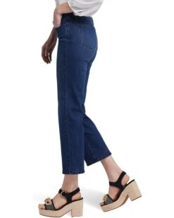 NYDJ Petite Marilyn Straight Ankle Jeans in Ibiza Blues 6 NYDJ Petite Marilyn Straight Ankle Jeans in Ibiza Blues -Shoe Vogue Shop 71fbCpBiDdL. AC SR736920