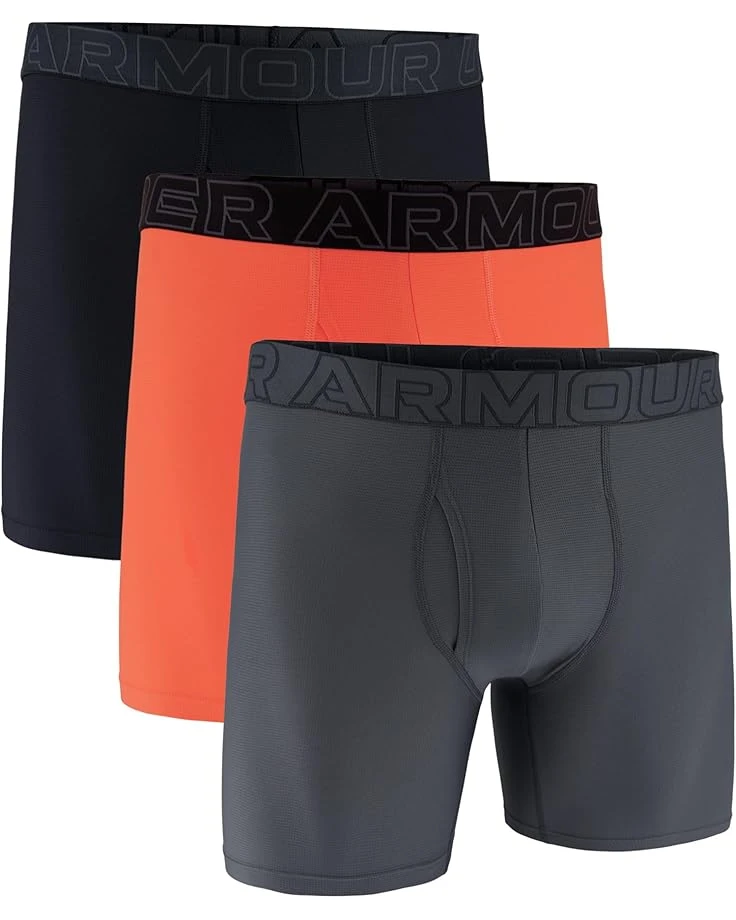 Under Armour 3-Pack Performance Tech Mesh Solid 6" Boxer Briefs | Underwear 5 Under Armour 3-Pack Performance Tech Mesh Solid 6" Boxer Briefs | Underwear - Image 3