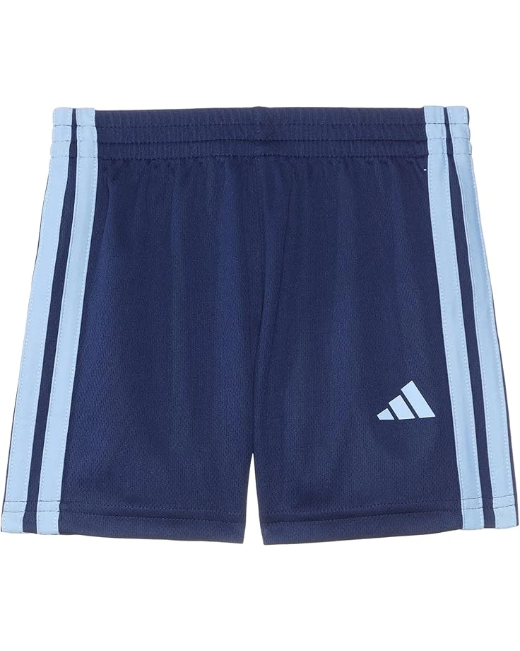 adidas Kids Essentials 3-Stripe Shorts (Toddler/Little Kids) 5 adidas Kids Essentials 3-Stripe Shorts (Toddler/Little Kids) - Image 3