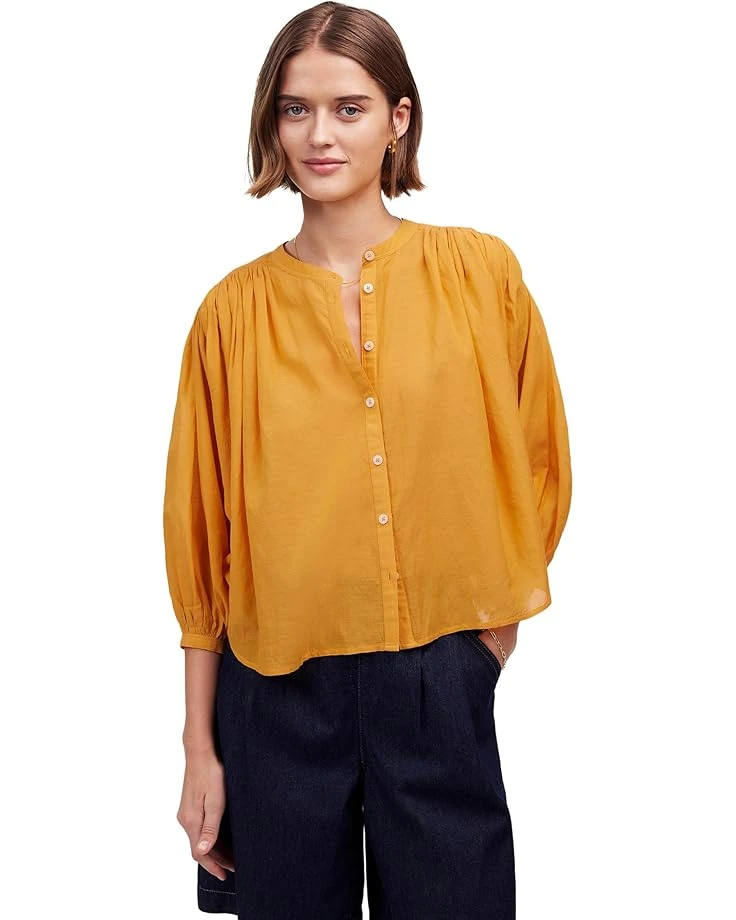 Madewell Maddy Top - Cotton Sushi Voile | Shirts & Tops 7 Madewell Maddy Top - Cotton Sushi Voile | Shirts & Tops - Image 5