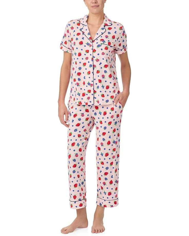 Kate Spade New York Short Sleeve Cropped PJ Set | Sleepwear 7 Kate Spade New York Short Sleeve Cropped PJ Set | Sleepwear - Image 5