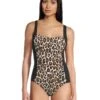 Tommy Bahama Island Cays Leopard Square Neck One-Piece | Swimwear -Shoe Vogue Shop 71hYEhjZssL. AC SR736920