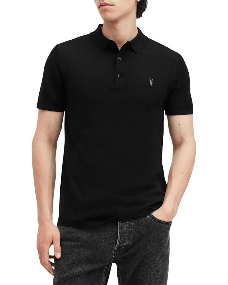 AllSaints Mode Merino Short Sleeve Polo | Shirts & Tops 3 AllSaints Mode Merino Short Sleeve Polo | Shirts & Tops
