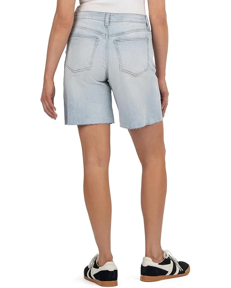 KUT from the Kloth Hailey High-Rise Bermuda-Basic Raw Hem | Shorts 5 KUT from the Kloth Hailey High-Rise Bermuda-Basic Raw Hem | Shorts - Image 3