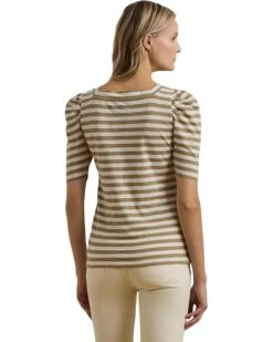 Lauren Ralph Lauren Petite Dalmaz Mid Sleeve T-Shirt | Shirts & Tops -Shoe Vogue Shop 71iAXiKBLbL. AC SR736920