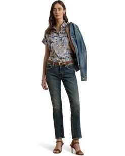 Lauren Ralph Lauren Petite Broono Short Sleeve Button Front Shirt | Shirts & Tops 9 Lauren Ralph Lauren Petite Broono Short Sleeve Button Front Shirt | Shirts & Tops -Shoe Vogue Shop 71kYo2zVRCL. AC SR736920
