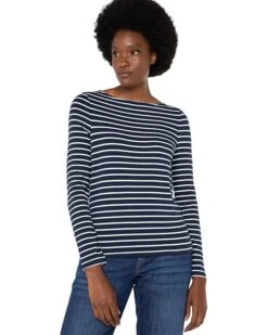 Liverpool Los Angeles Long Sleeve Boatneck Knit Top | Shirts & Tops