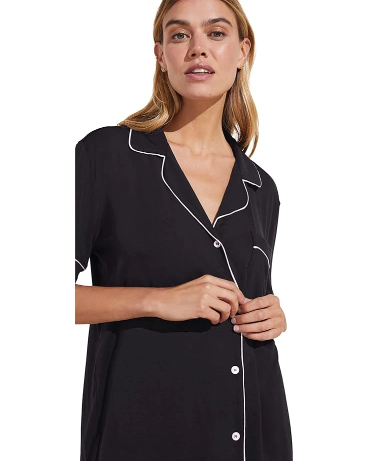 Eberjey Gisele Short Sleeve Pant Pj Set | Sleepwear 4 Eberjey Gisele Short Sleeve Pant Pj Set | Sleepwear - Image 2